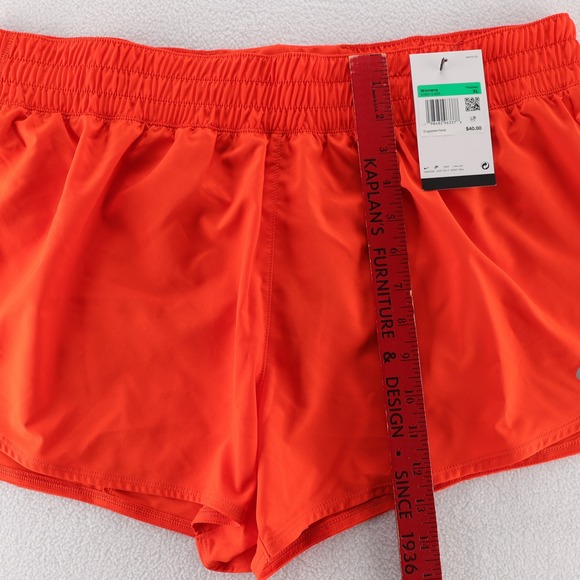 Nike Dri Fit Womens Orange Loose Fit Training Shorts XL - Picture 6 of 10